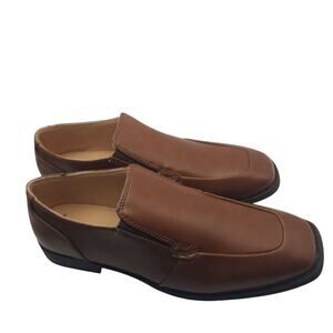SONOMA Goods For‎ Life® Boys Slip-On Brown Dress Loafer Shoes sz 7 Youth